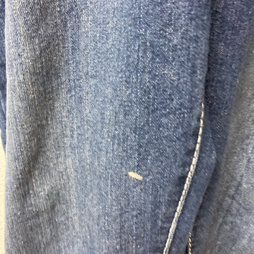 Red Rivet Rhineatone Bling And Distressed Jeans (… - image 4